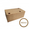 ECO BOX 160x100x60mm C102 - 100 pieces - PACKAGING FOR CHICKEN FRIES CHURROS NUGGETS