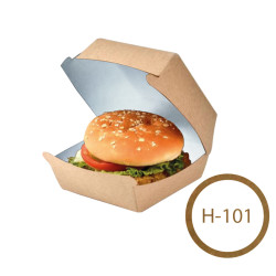 HAMBURGER MAŁY ECO 115X115X70mm  H-101 – 500szt. - opakowanie na hamburgera – box...