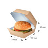 copy of HAMBURGER MAŁY ECO 115X115X70mm  H-101 – 500szt. - opakowanie na hamburgera – box zamykany szczękowy