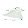 WHITE CREPE N-102 - 500 pcs. - Paper cone packaging for crepes.
