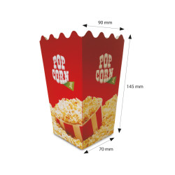 Popcorn  M - 930ml CORNET CORNET 500 SZT. - PUDEŁKA NA POPCORN NADRUK - 2