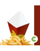 Belgian fries cone - an eco-friendly and convenient packaging for Belgian fries