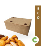Boxy na przekąski - sklep internetowy – ekologiczne brązowe EKO